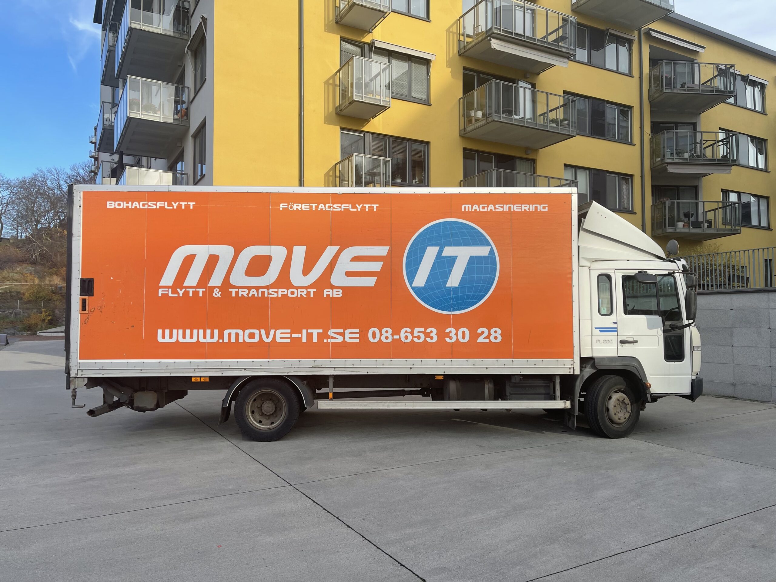 Flyttfirman Move it hjälper till med en flytt