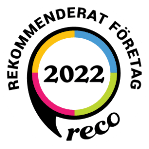 Rekommenderat företag 2022 av Reco